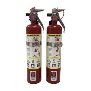 Strike First SF-ABC110ST | 2.5lb Multi-Purpose Fire Extinguisher w/Vehicle Bracket (2)